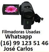 Filmadora usada hdmi limpa sony full hd